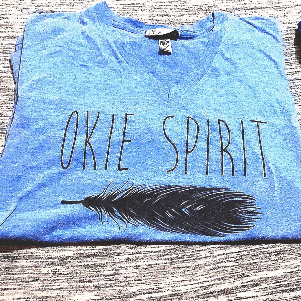 Blue tee, livy lu by American apparel, XL